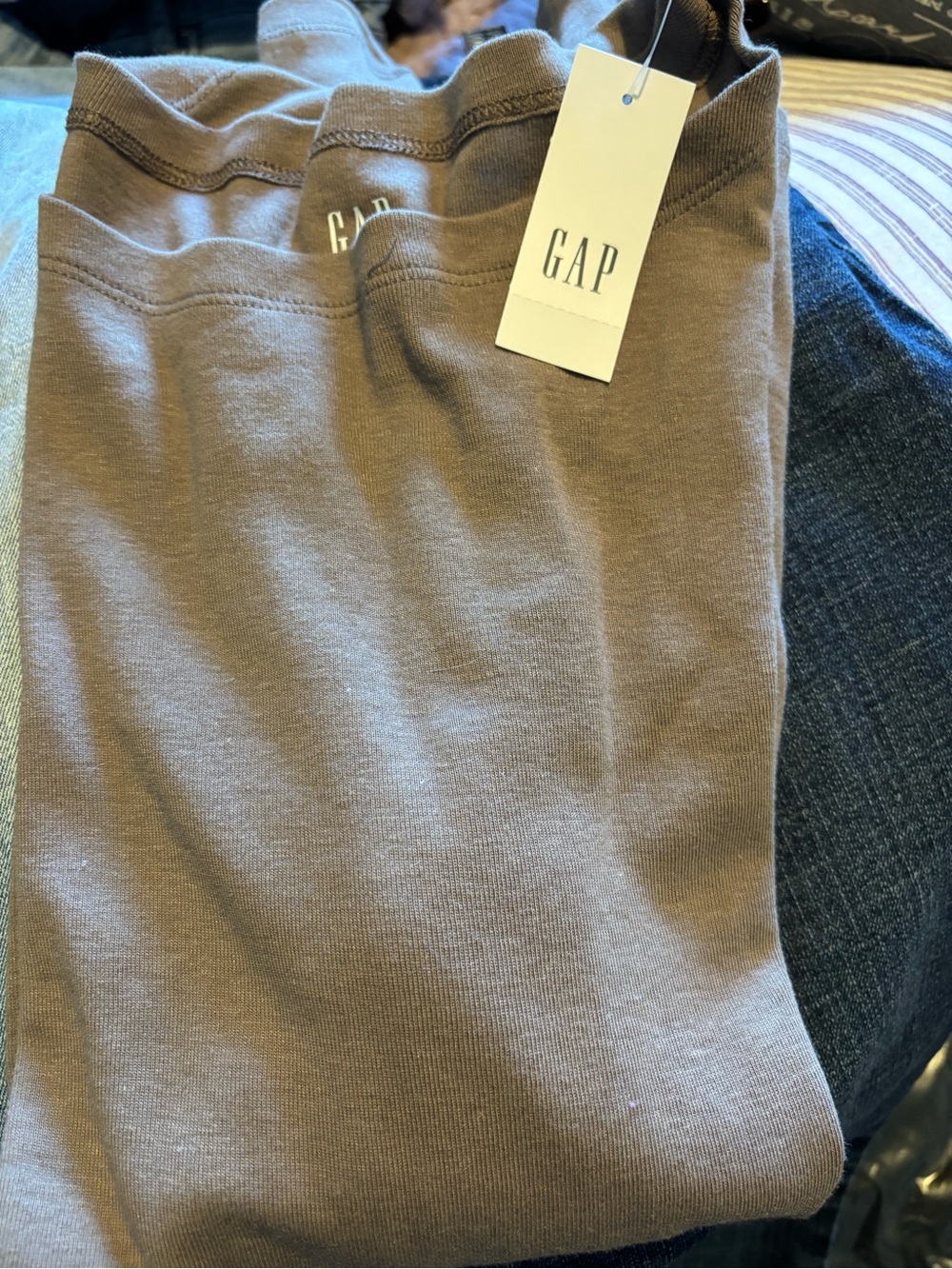 GAP True TAUPEColor Boatneck Modern Tee New with Tag Women’s MEDIUM